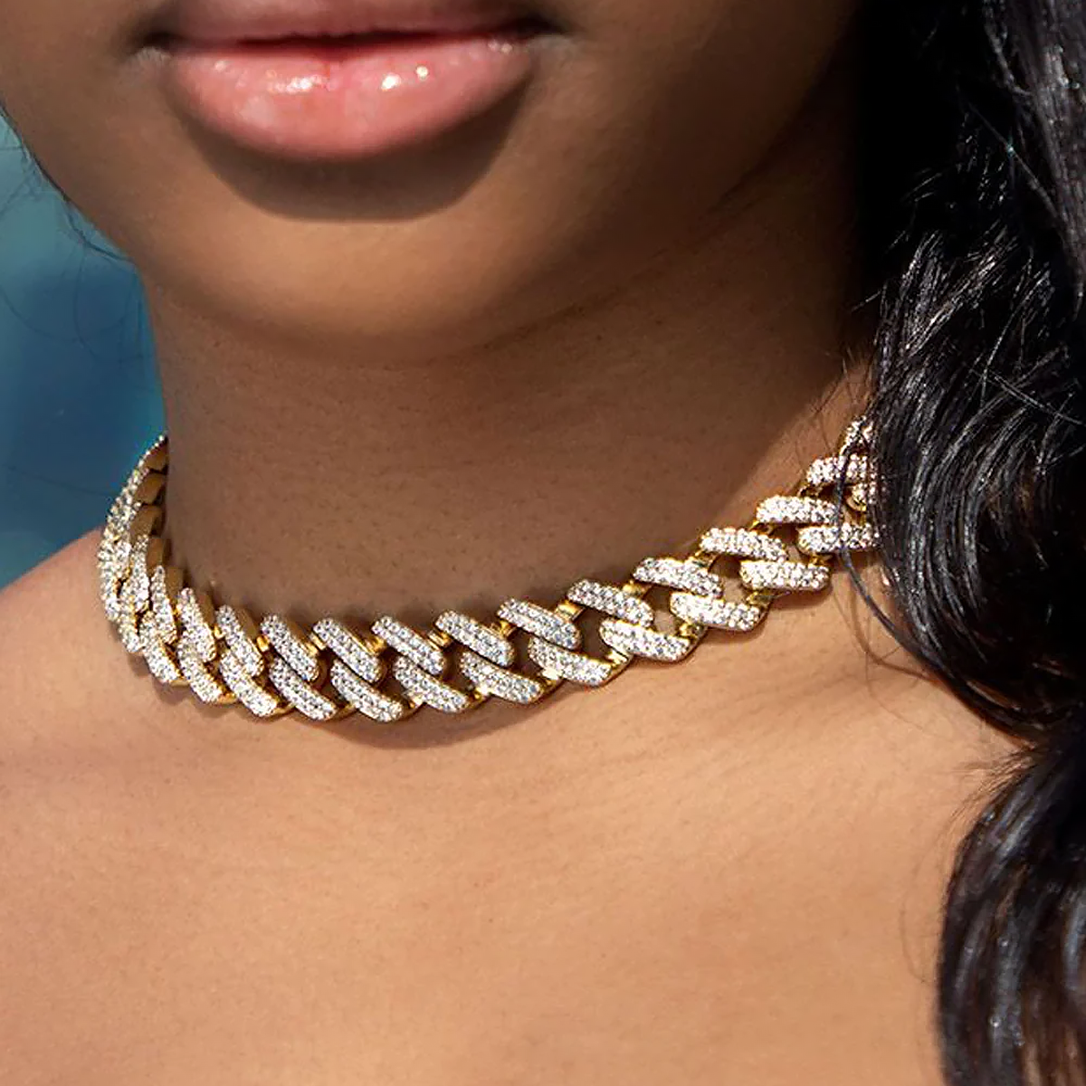 GOLYX. | 19MM Gold Cuban Link Chain 18K
