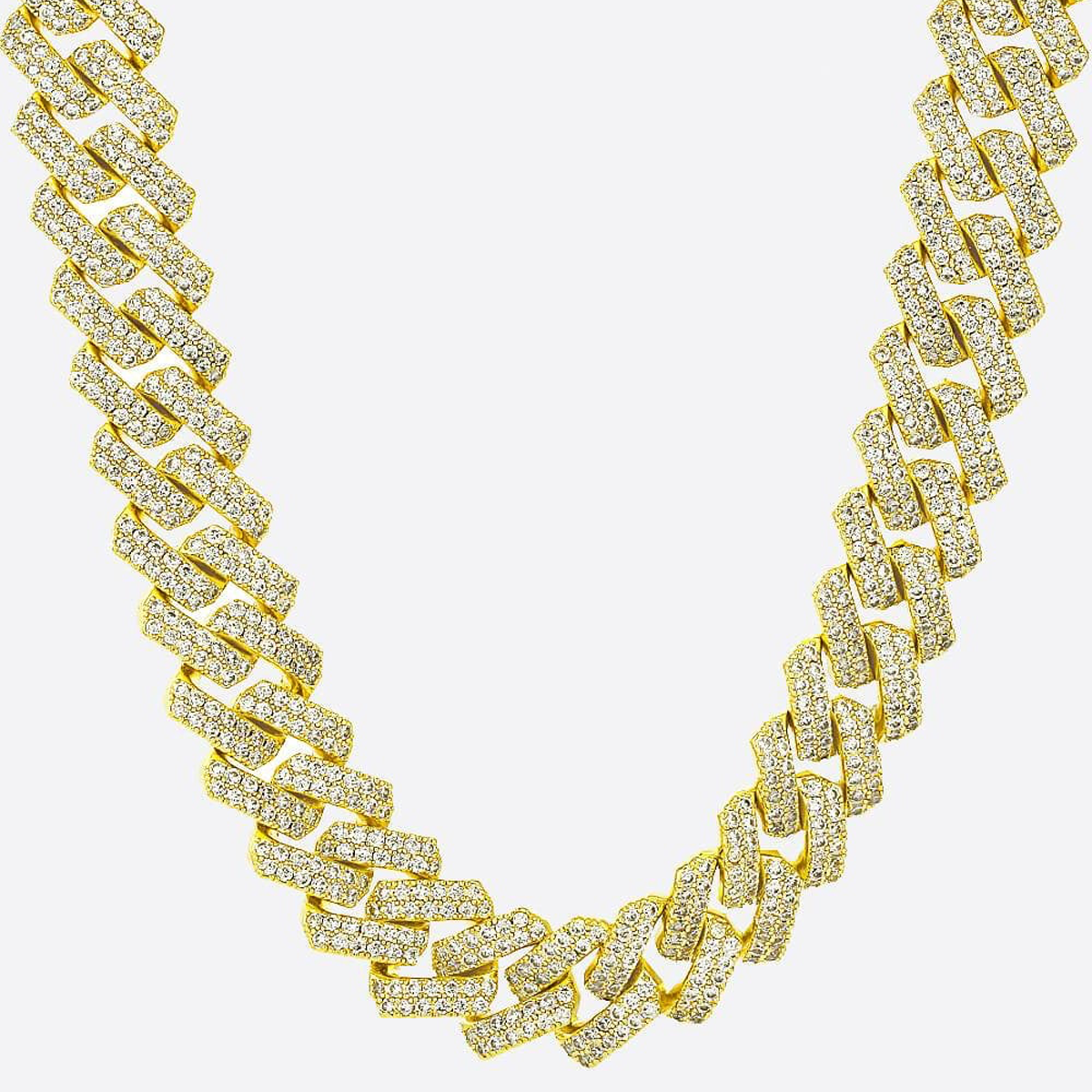 GOLYX. | 19MM Gold Cuban Link Chain 18K