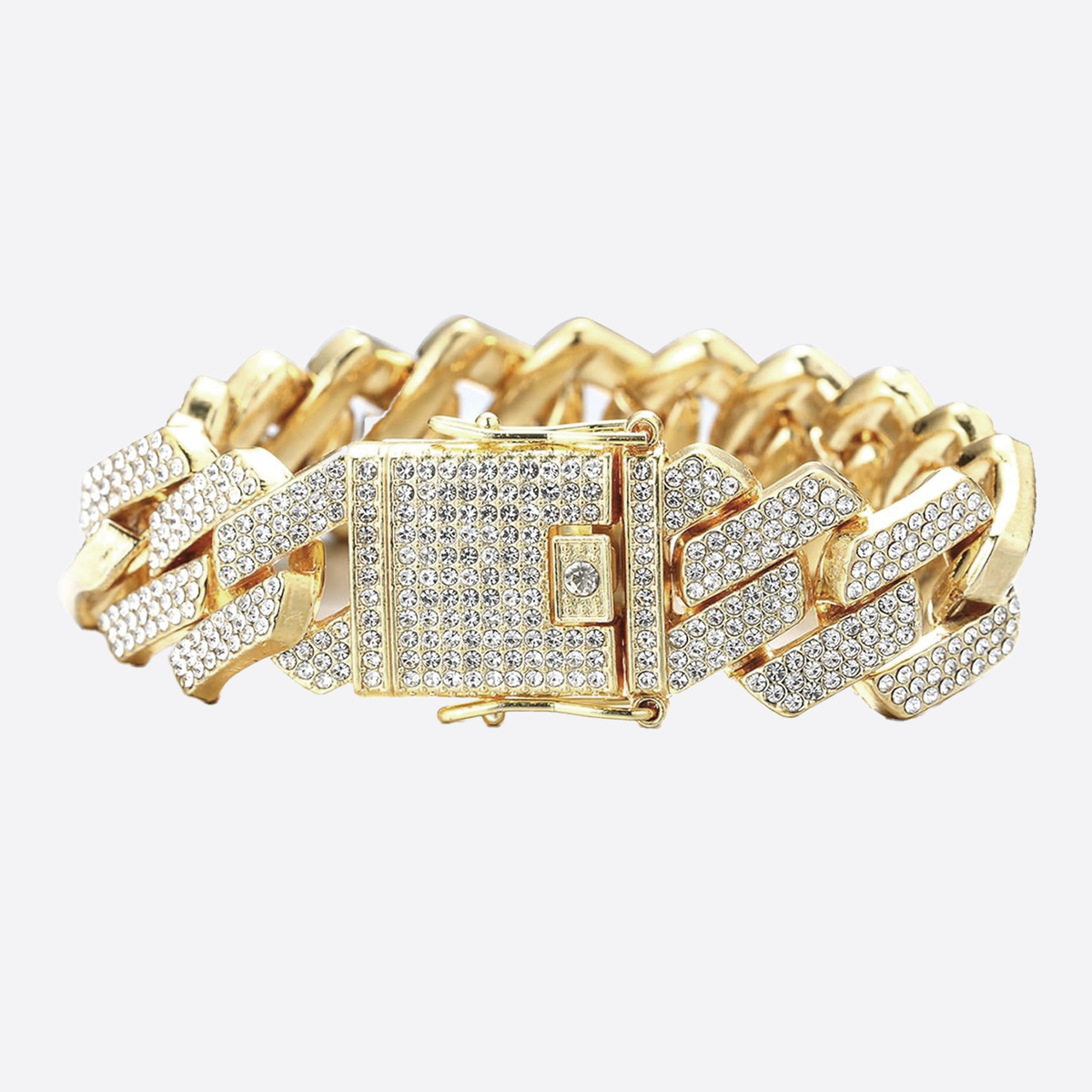 GYMON. | 19MM Gold Cuban Link Bracelet 18K