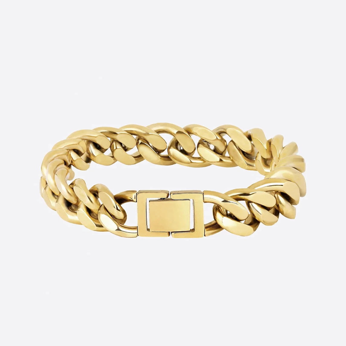 GYTHOS. | 12MM Gold Cuban Link Armband 18K