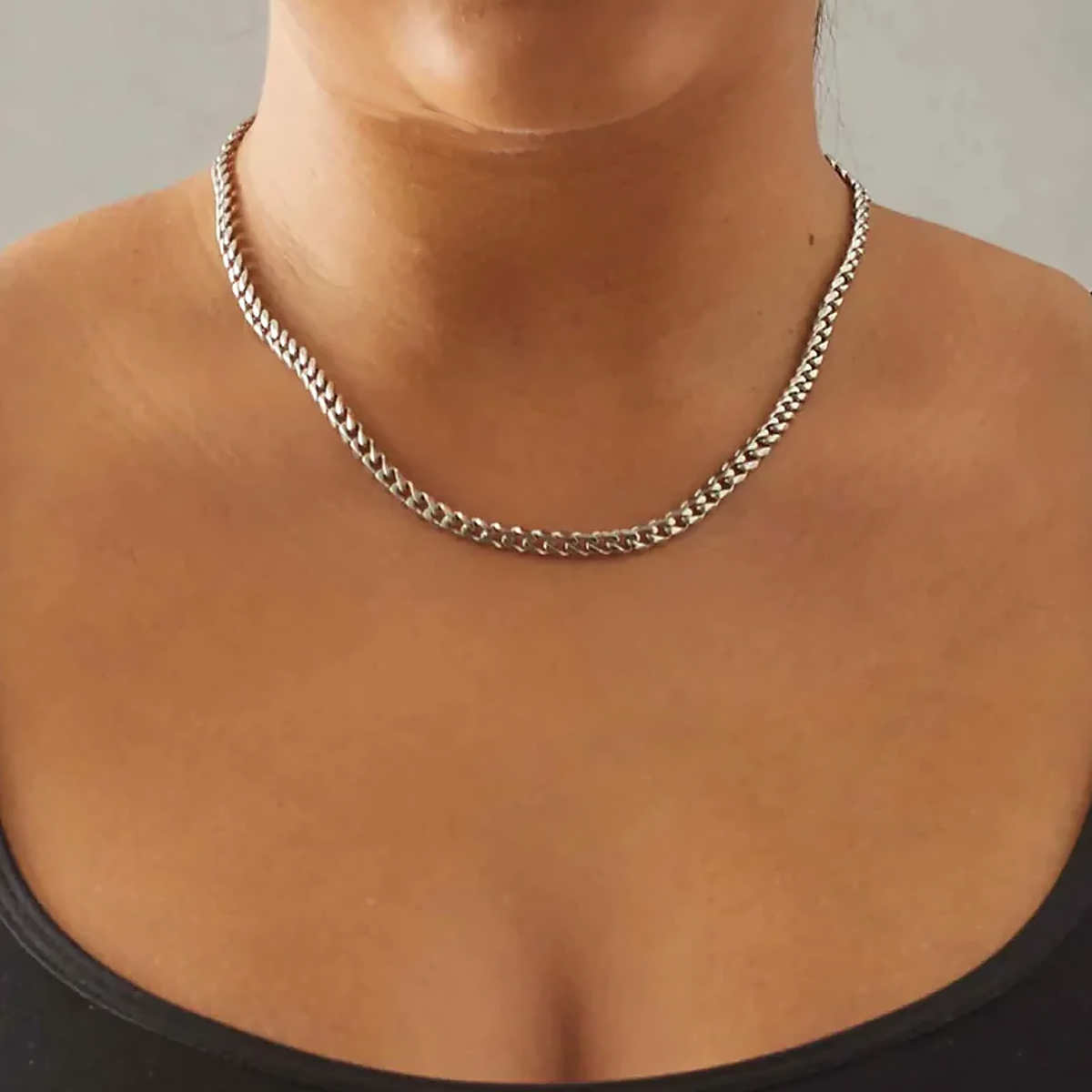 SIROX | 6MM Silber Cuban Link Chain