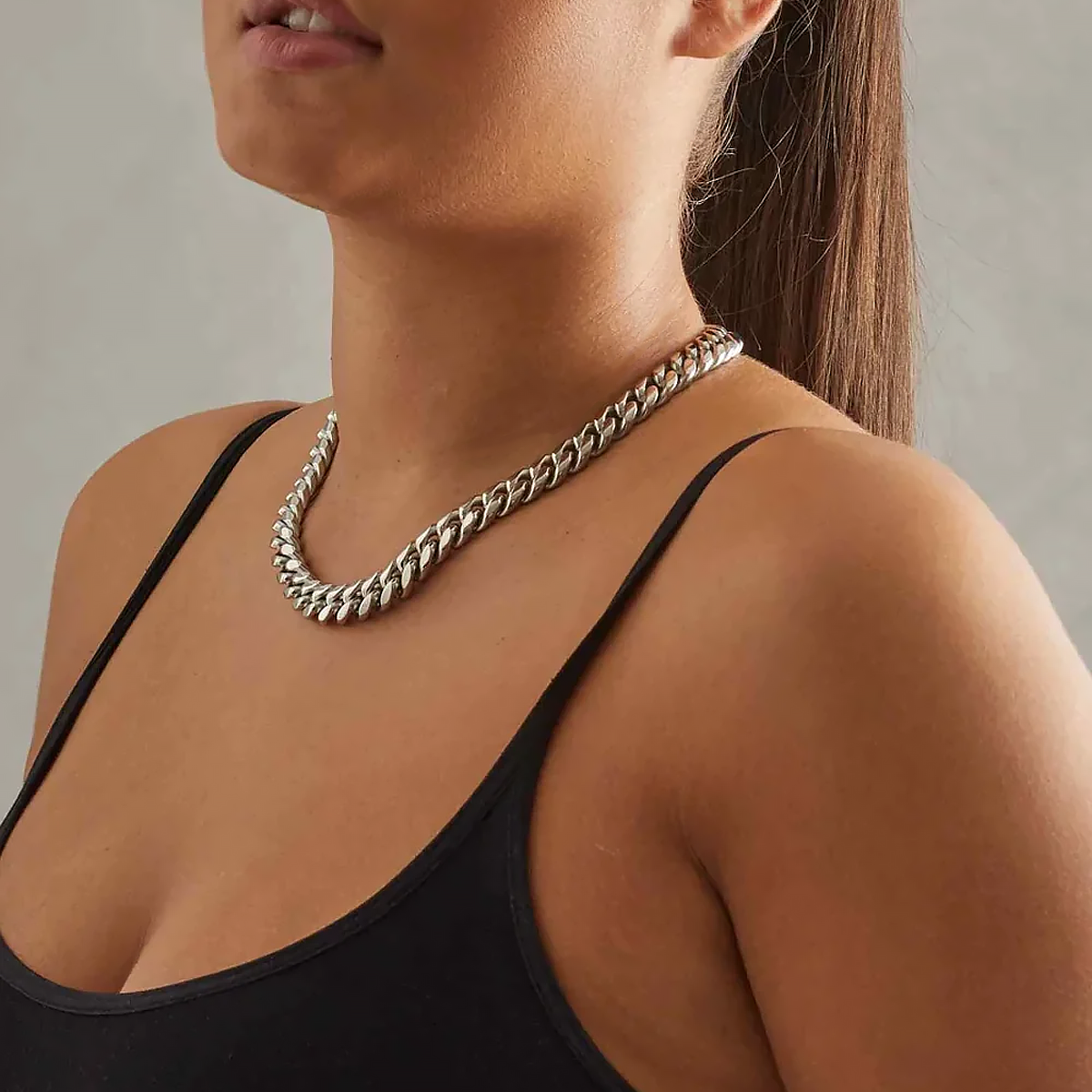 SOLEM. | 12MM Silber Cuban Link Chain