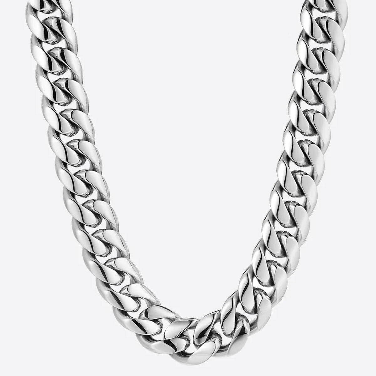 SOLEM. | 12MM Silber Cuban Link Chain