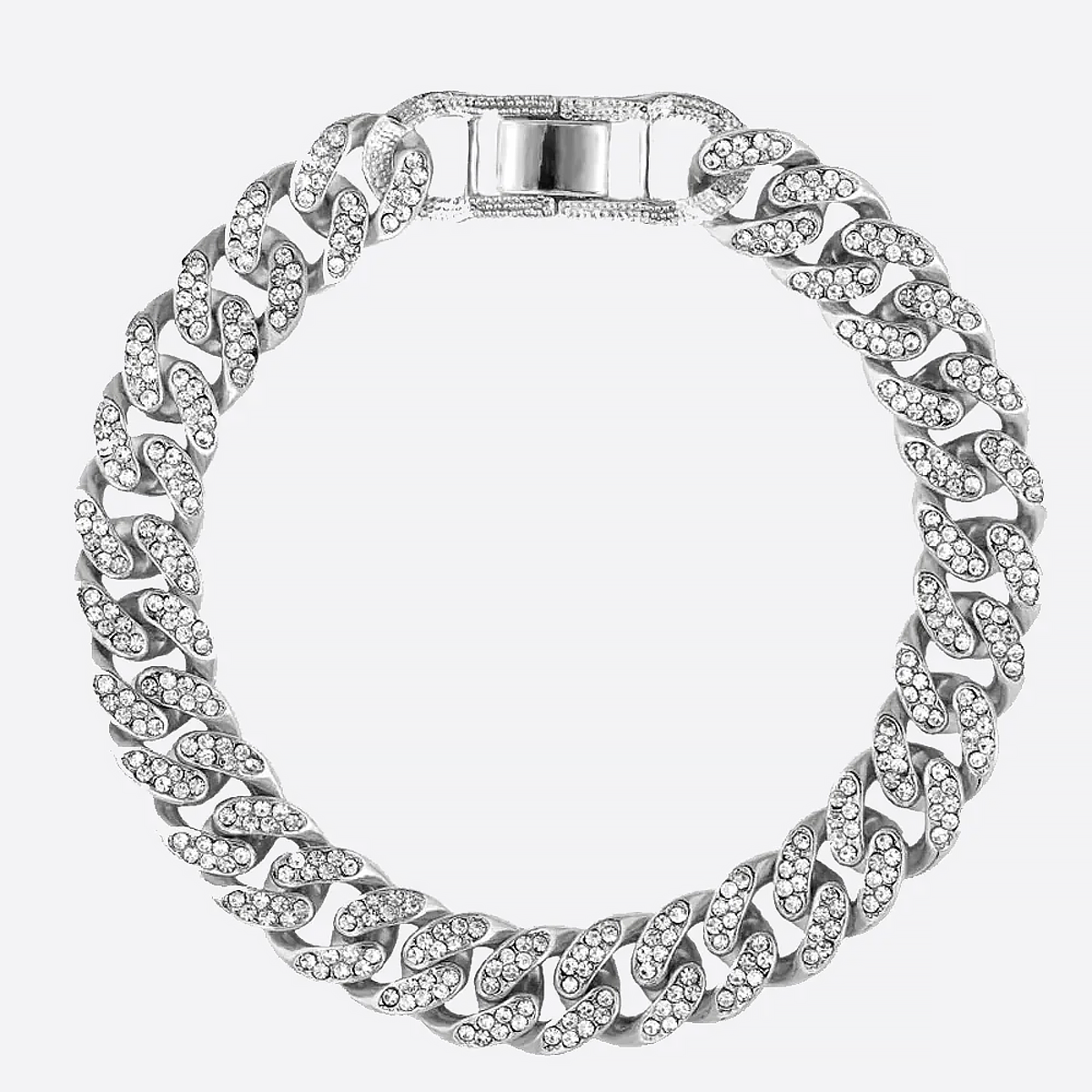 SYALE. | Silber Cuban Link Anklet 12MM