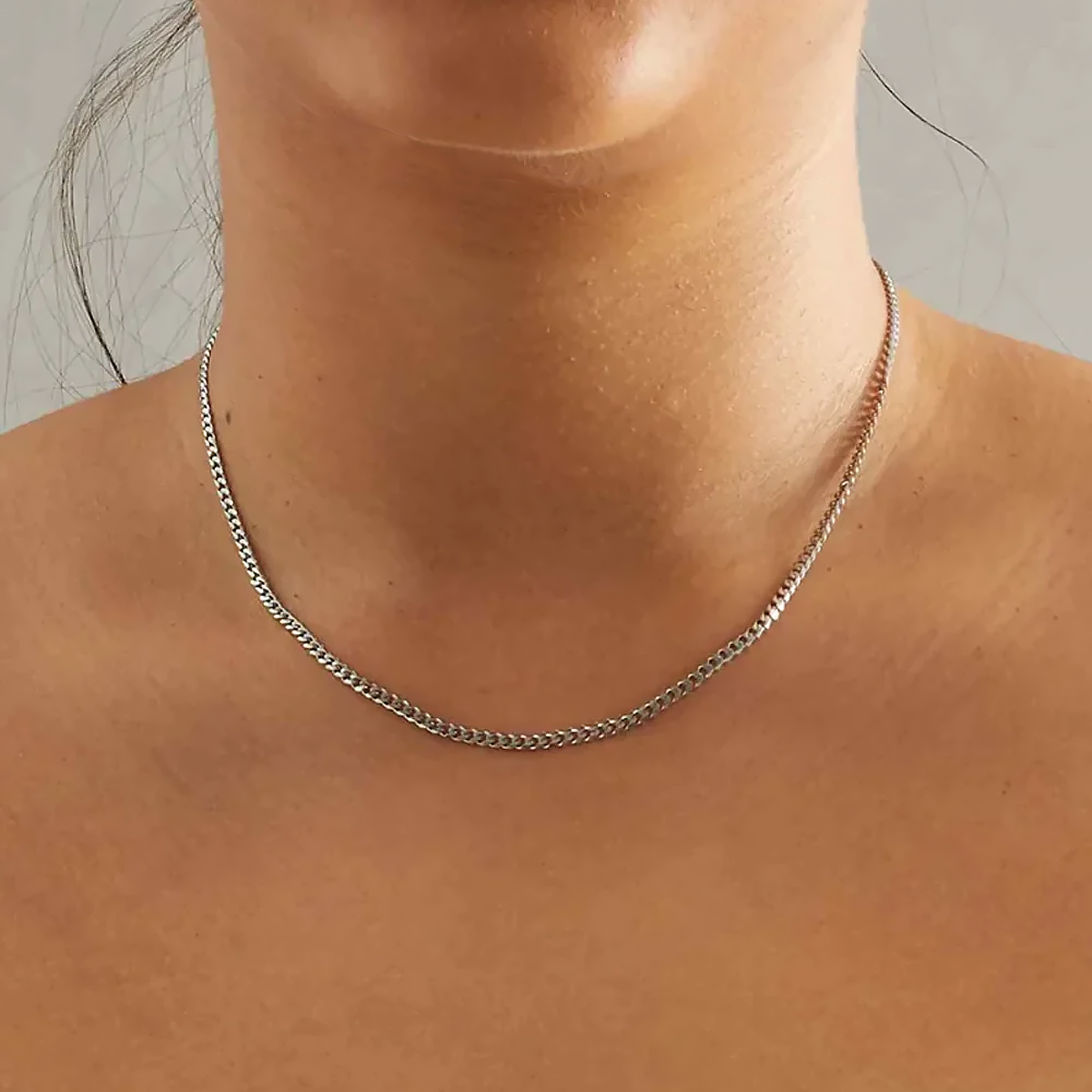 SYLAN. | 3MM Silber Cuban Link Chain