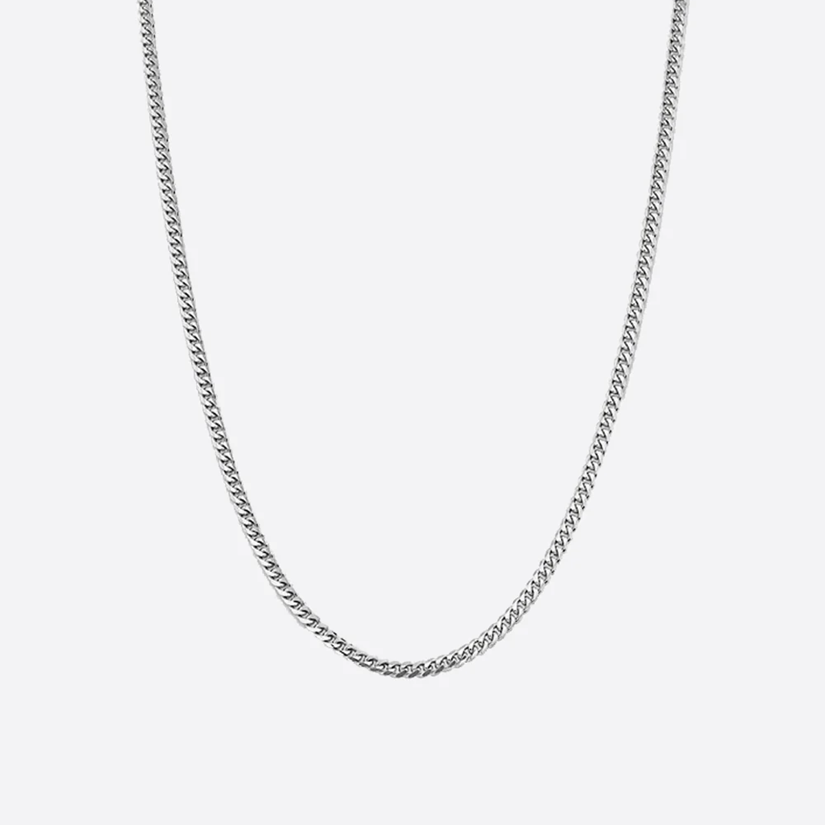 SYLAN. | 3MM Silber Cuban Link Chain