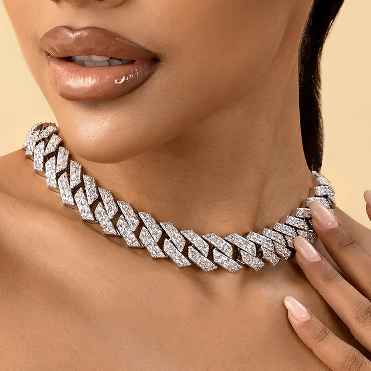 SYLYX. | 19MM Silber Cuban Link Chain