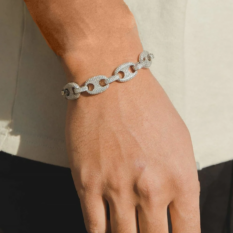 BRUCCI. | Silbernes Armband im Gucci-Stil