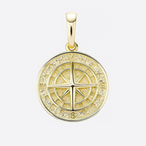 COMPASS. | Kompass-Anhänger aus 18 Karat Gold