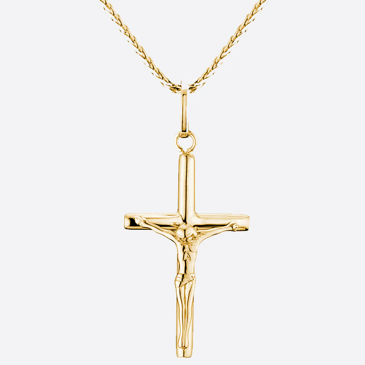 KRUZIFIX. | Gold-Kruzifix-Anhänger