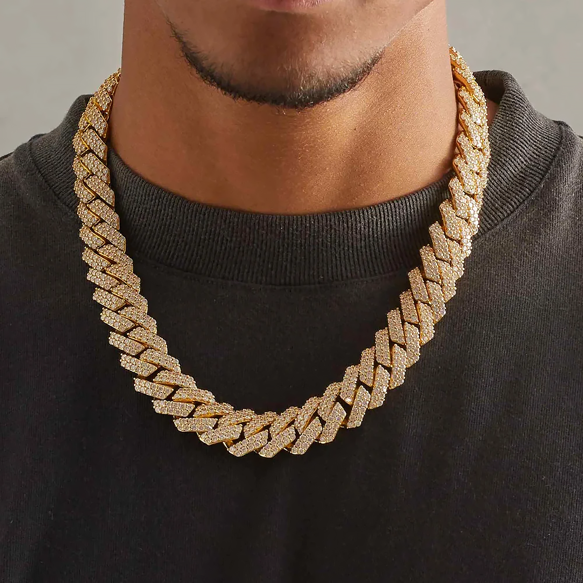 GOLYX. | 19MM Gold Cuban Link Chain 18K