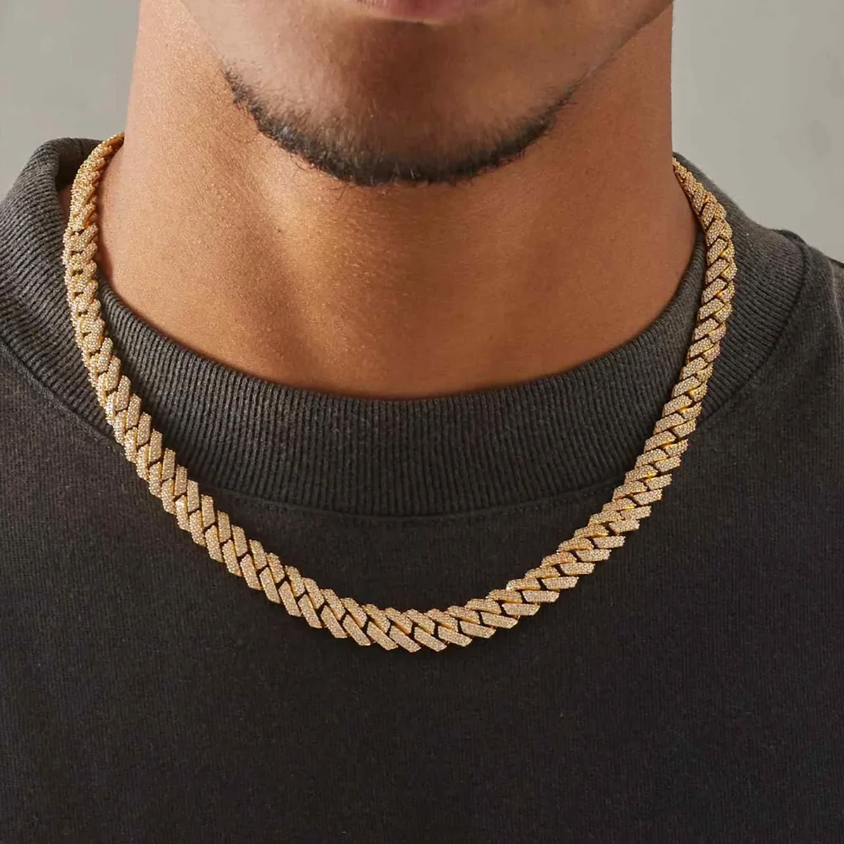 GOTIL. | 12MM Gold Cuban Link Chain 18K