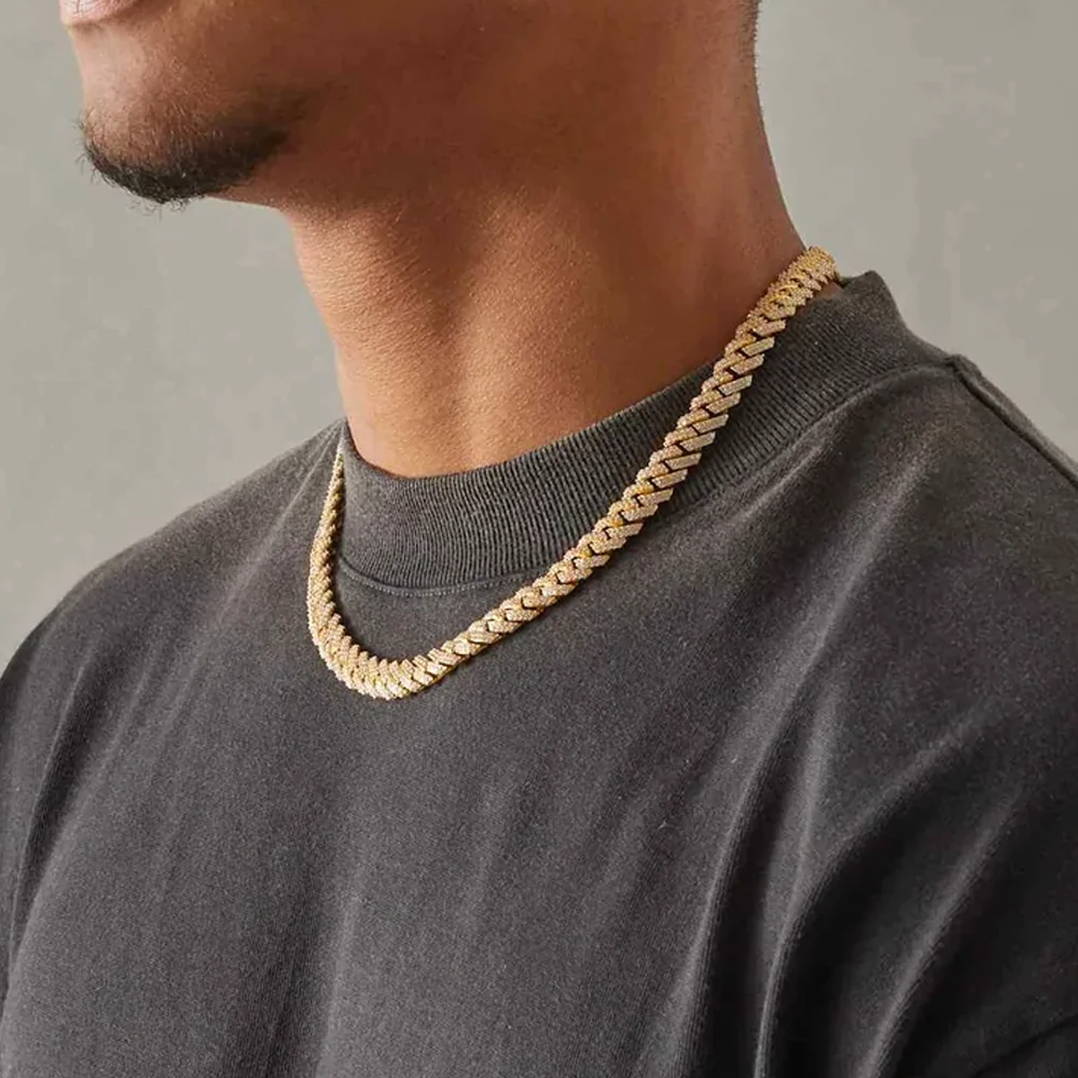 GOTIL. | 12MM Gold Cuban Link Chain 18K