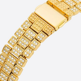GROLEY. | Gold Uhr mit rotem Zifferblatt