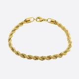 GYBRO. | 5MM Gold Rope Armband 18K