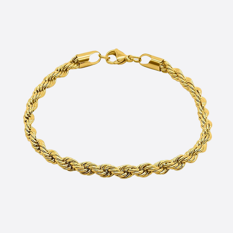 GYBRO. | 5MM Gold Rope Armband 18K