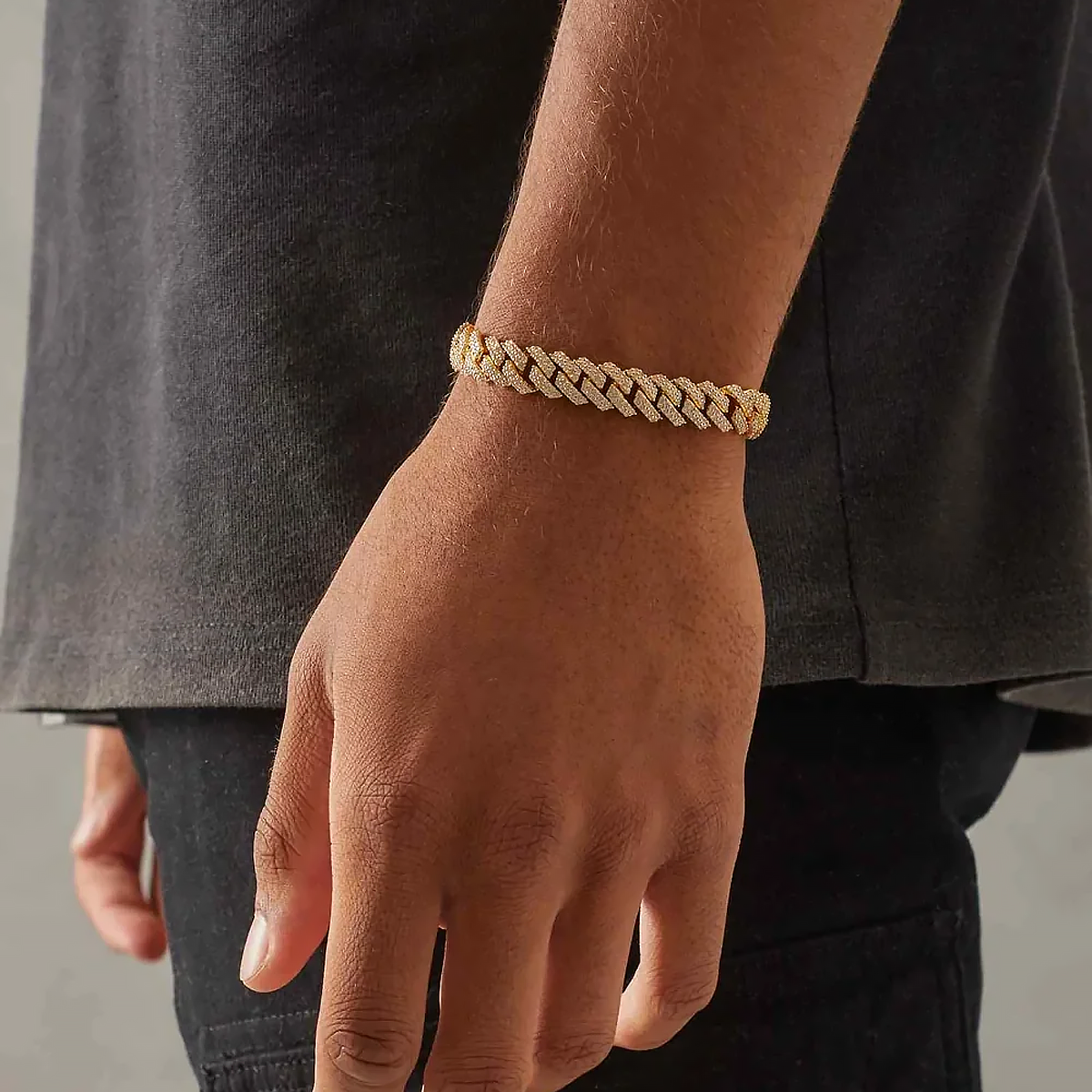 GYLIM. | 12MM Gold Cuban Link Armband 18K