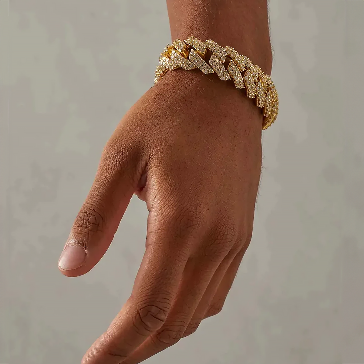 GYMON. | 19MM Gold Cuban Link Bracelet 18K