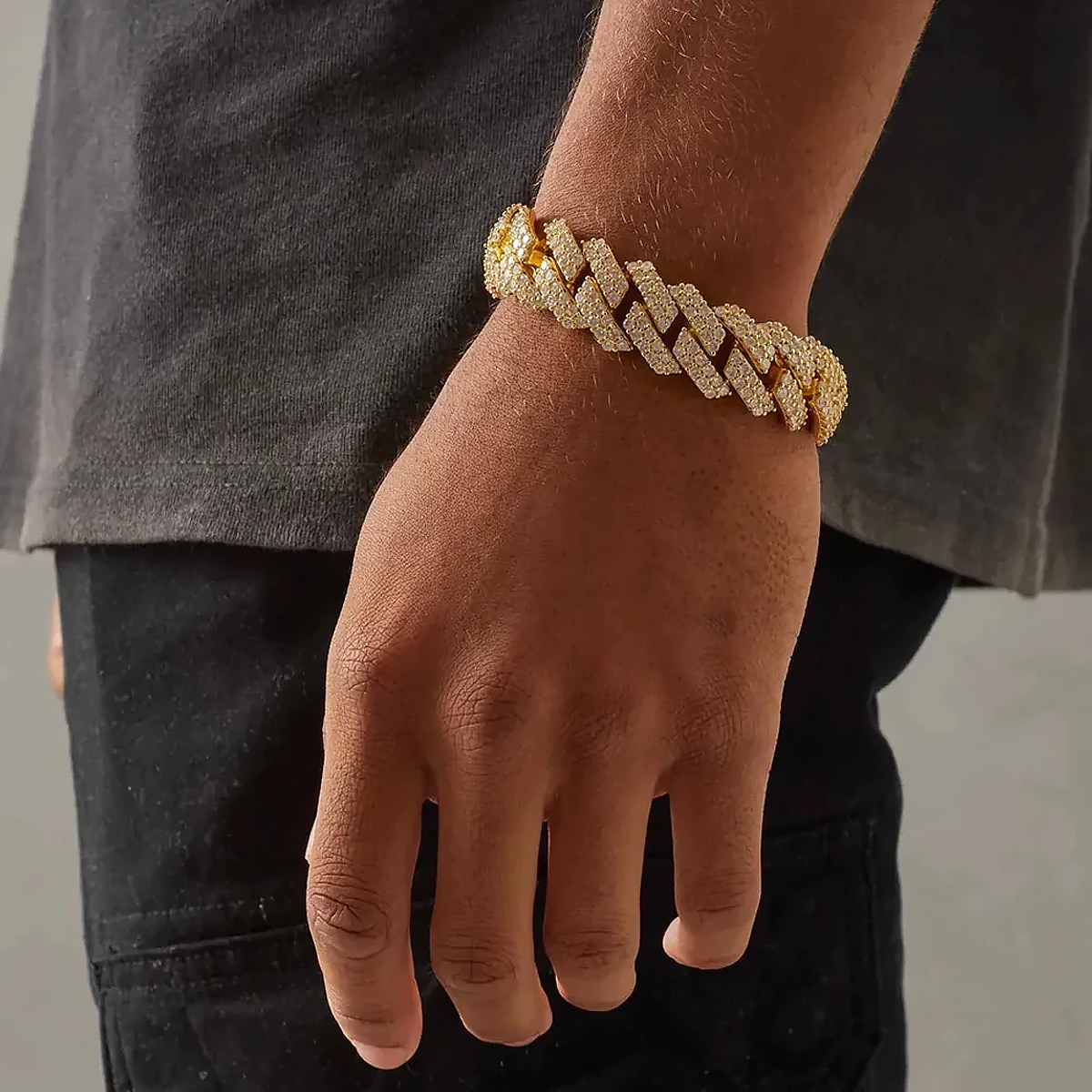 GYMON. | 19MM Gold Cuban Link Bracelet 18K