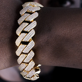 GYMON. | 19MM Gold Cuban Link Bracelet 18K