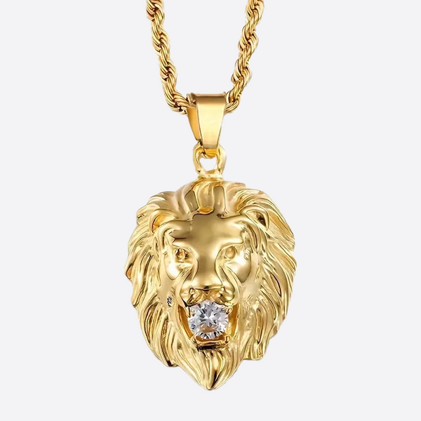 LION. | Goldene Löwenkette 18K