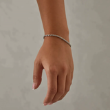 SYBRET. | 3MM Silber Rope Armband