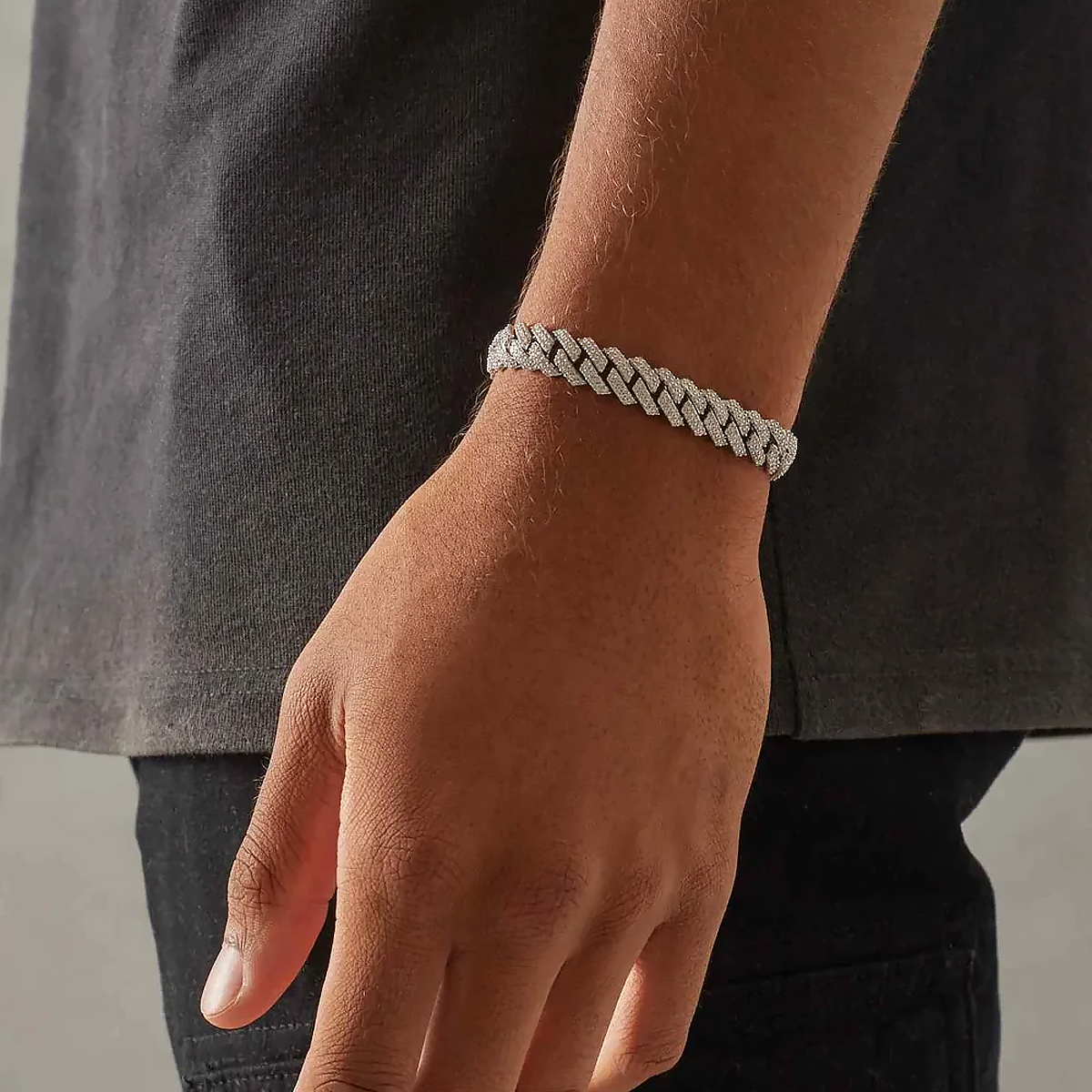 SYLIM. | 12MM Silber Cuban Link Armband