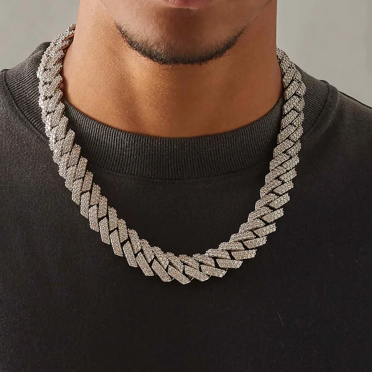 SYLYX. | 19MM Silber Cuban Link Chain