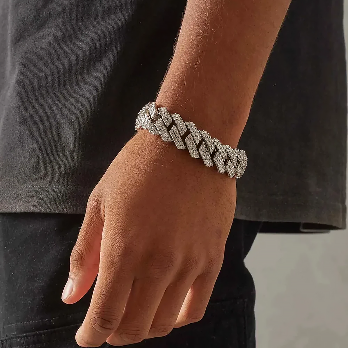 SYMON. | 19MM Silber Cuban Link Bracelet
