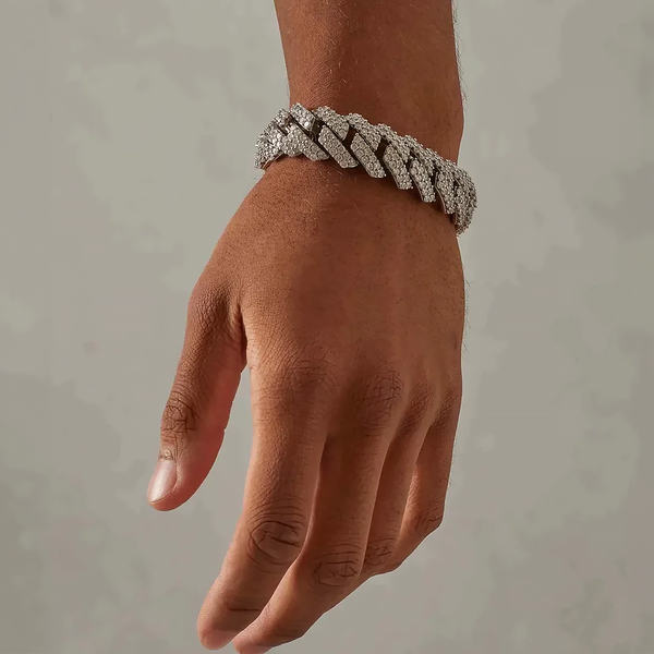 SYMON. | 19MM Silber Cuban Link Bracelet