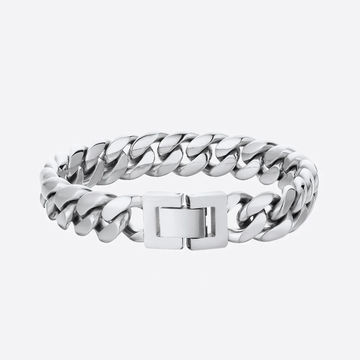 SYTHOS. | 12MM Silber Cuban Link Armband