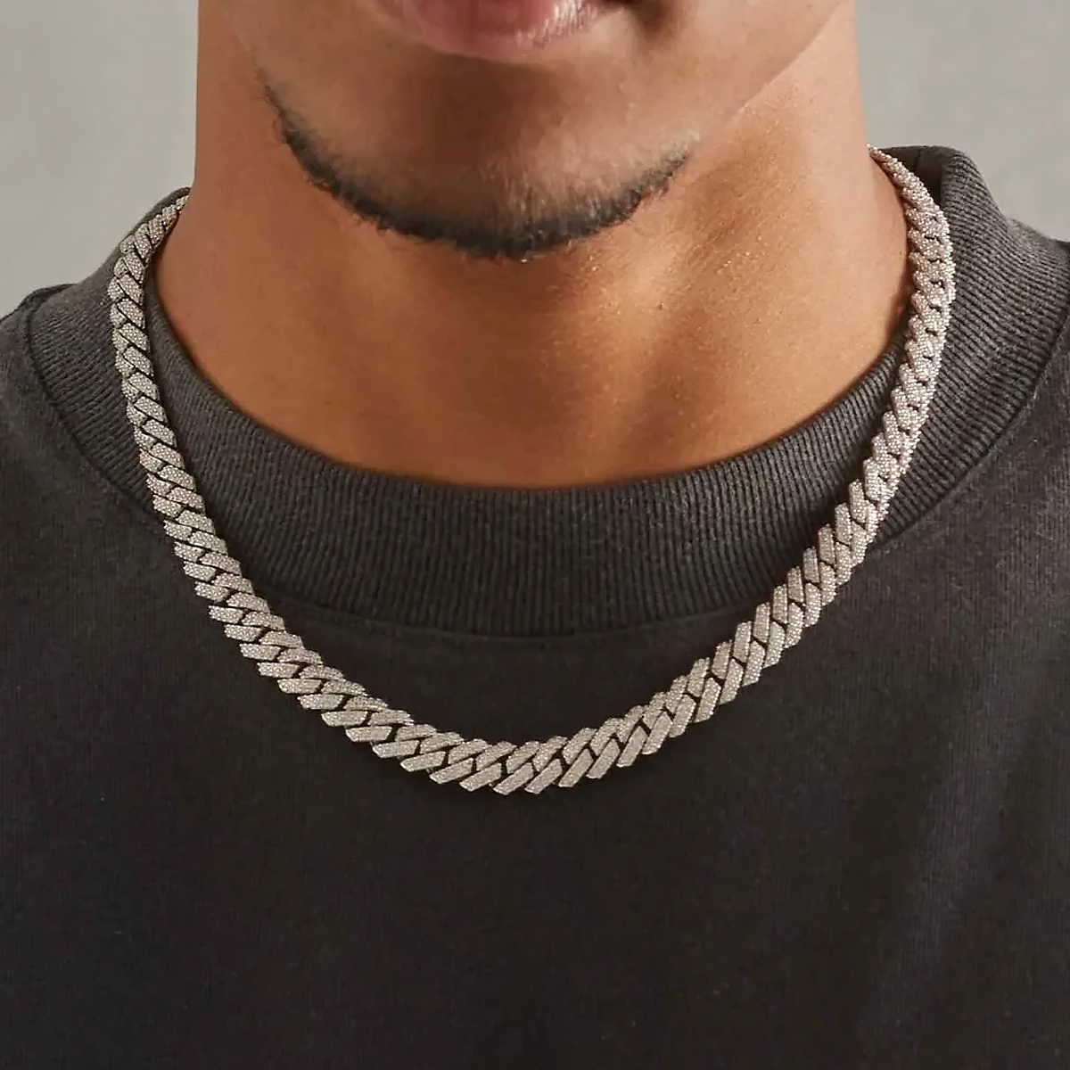 SYTIL. | 12MM Silber Cuban Link Chain