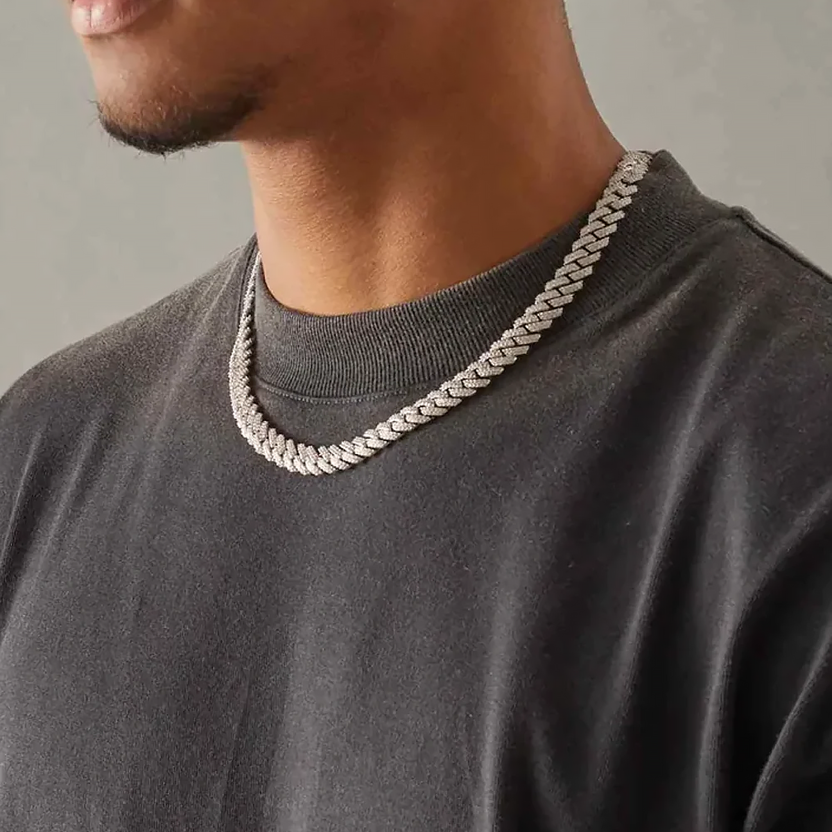 SYTIL. | 12MM Silber Cuban Link Chain